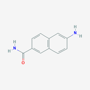 6-Naphthamide, 2-amino-