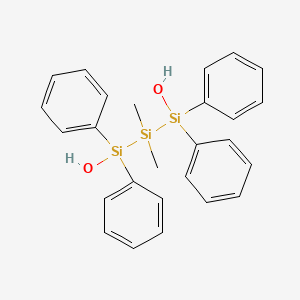 2,2-Dimethyl-1,1,3,3-tetraphenyltrisilane-1,3-diol