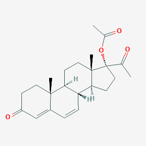 molecular formula C23H30O4 B143476 醋酸美乐更斯特 CAS No. 425-51-4