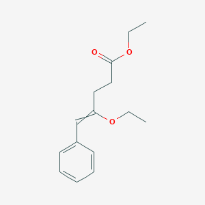 Ethyl 4-ethoxy-5-phenylpent-4-enoate