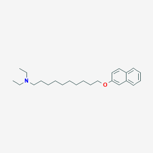 N,N-Diethyl-10-[(naphthalen-2-yl)oxy]decan-1-amine