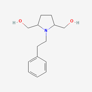 [5-(Hydroxymethyl)-1-(2-phenylethyl)pyrrolidin-2-yl]methanol