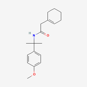 2-(Cyclohex-1-en-1-yl)-N-[2-(4-methoxyphenyl)propan-2-yl]acetamide