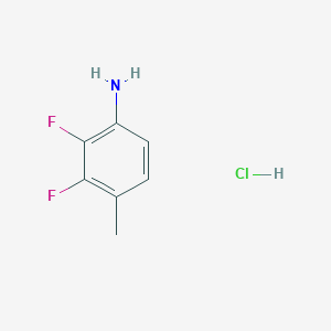 molecular formula C7H8ClF2N B1434767 2,3-Difluoro-4-methylaniline hydrochloride CAS No. 1820740-00-8