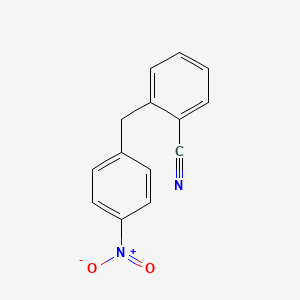 2-[(4-Nitrophenyl)methyl]benzonitrile