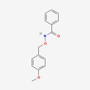 molecular formula C15H15NO3 B14347715 Benzamide, N-[(4-methoxyphenyl)methoxy]- CAS No. 92851-07-5