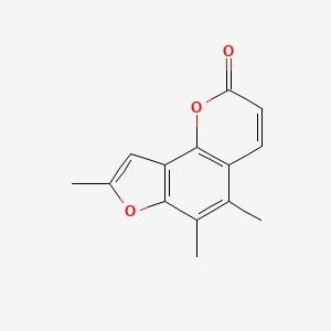 5,6,8-Trimethyl-2H-furo[2,3-h][1]benzopyran-2-one