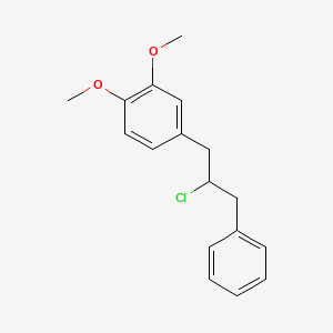 4-(2-Chloro-3-phenylpropyl)-1,2-dimethoxybenzene