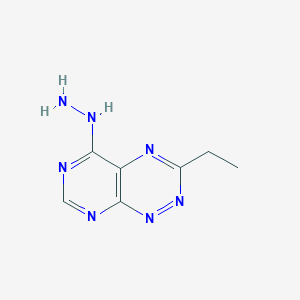 (3-Ethylpyrimido[5,4-e][1,2,4]triazin-5-yl)hydrazine