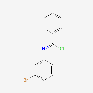 N-(3-Bromophenyl)benzenecarboximidoyl chloride