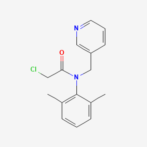 Acetamide, 2-chloro-N-(2,6-dimethylphenyl)-N-(3-pyridinylmethyl)-