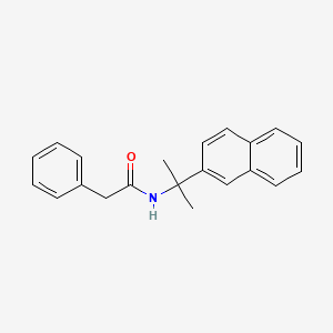 N-[2-(Naphthalen-2-yl)propan-2-yl]-2-phenylacetamide