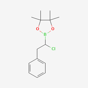 2-(1-Chloro-2-phenylethyl)-4,4,5,5-tetramethyl-1,3,2-dioxaborolane