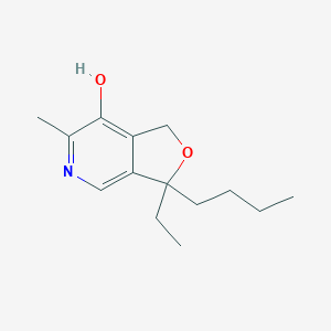 molecular formula C14H21NO2 B14347791 3-Butyl-3-ethyl-6-methyl-1,3-dihydrofuro[3,4-c]pyridin-7-ol CAS No. 94104-85-5