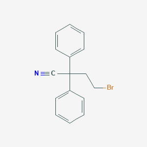 molecular formula C16H14BrN B143478 4-溴-2,2-二苯基丁腈 CAS No. 39186-58-8