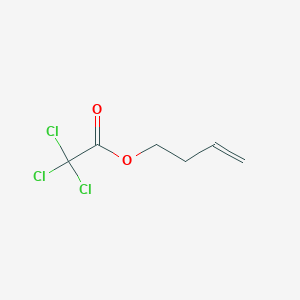 molecular formula C6H7Cl3O2 B14347806 3-Buten-1-ol, trichloroacetate CAS No. 90449-06-2