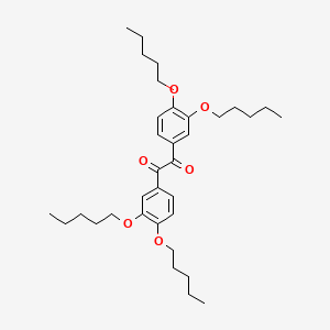 Bis[3,4-bis(pentyloxy)phenyl]ethane-1,2-dione