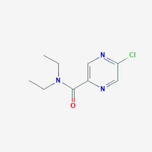 molecular formula C9H12ClN3O B1434785 5-Chloropyrazine-2-carboxylic acid diethylamide CAS No. 1701532-35-5