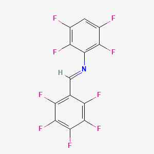 (E)-1-(Pentafluorophenyl)-N-(2,3,5,6-tetrafluorophenyl)methanimine