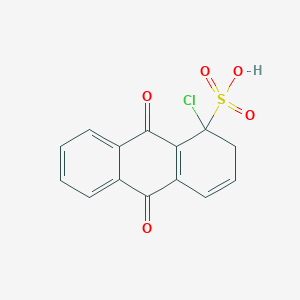 1-Chloro-9,10-dioxo-1,2,9,10-tetrahydroanthracene-1-sulfonic acid