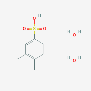 molecular formula C8H14O5S B14347918 3,4-Dimethylbenzenesulfonic acid;dihydrate CAS No. 92558-31-1