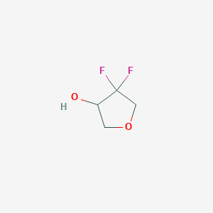 molecular formula C4H6F2O2 B1434792 4,4-Difluorotetrahydrofuran-3-ol CAS No. 1782515-61-0