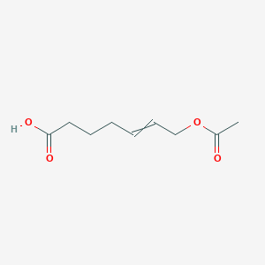 7-(Acetyloxy)hept-5-enoic acid