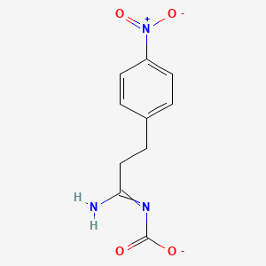 [1-Amino-3-(4-nitrophenyl)propylidene]carbamate