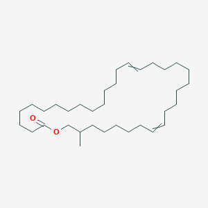 molecular formula C34H62O2 B14347962 33-Methyl-1-oxacyclotetratriaconta-16,26-dien-2-one CAS No. 92460-48-5