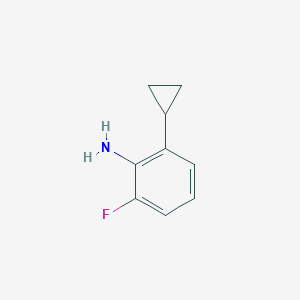 molecular formula C9H10FN B1434802 2-Cyclopropyl-6-fluoroaniline CAS No. 1701568-95-7