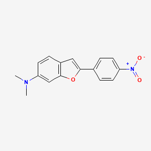 N,N-Dimethyl-2-(4-nitrophenyl)-1-benzofuran-6-amine