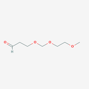 3-[(2-Methoxyethoxy)methoxy]propanal