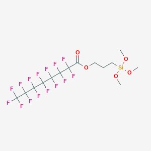 3-(Trimethoxysilyl)propyl pentadecafluorooctanoate