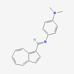 1,4-Benzenediamine, N'-(1-azulenylmethylene)-N,N-dimethyl-