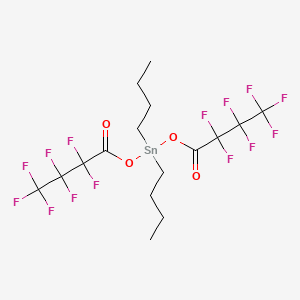 Dibutylbis[(2,2,3,3,4,4,4-heptafluorobutanoyl)oxy]stannane