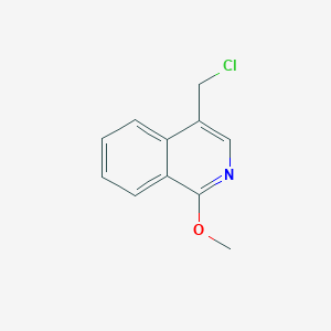 molecular formula C11H10ClNO B1434821 4-(Chloromethyl)-1-methoxyisoquinoline CAS No. 1691058-33-9