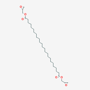 molecular formula C31H56O6 B14348232 Bis[(oxiran-2-yl)methyl] pentacosanedioate CAS No. 90937-20-5