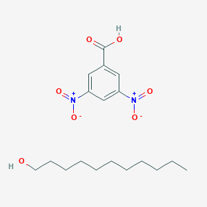 molecular formula C18H28N2O7 B14348235 3,5-Dinitrobenzoic acid;undecan-1-ol CAS No. 95524-18-8