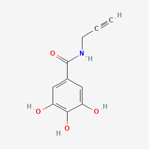 molecular formula C10H9NO4 B1434824 3,4,5-Trihydroxy-N-(prop-2-yn-1-yl)benzamide CAS No. 1790462-22-4