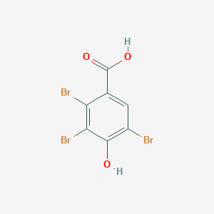 molecular formula C7H3Br3O3 B14348254 2,3,5-Tribromo-4-hydroxybenzoic acid CAS No. 92126-56-2