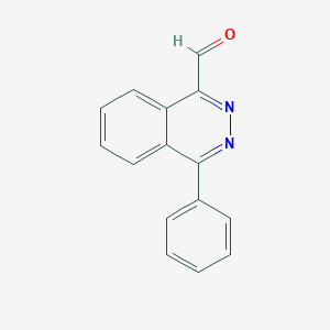 molecular formula C15H10N2O B14348264 4-Phenylphthalazine-1-carbaldehyde CAS No. 93834-52-7