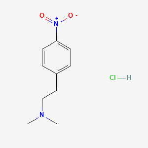 molecular formula C10H15ClN2O2 B1434829 Dimethyl[2-(4-nitrophenyl)ethyl]amine hydrochloride CAS No. 1803605-41-5