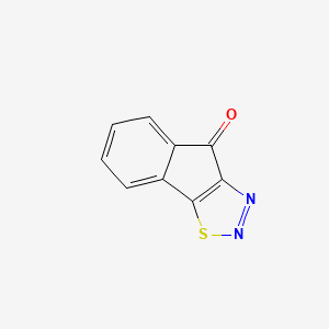 molecular formula C9H4N2OS B14348383 4H-Indeno[2,1-D][1,2,3]thiadiazol-4-one CAS No. 95448-32-1