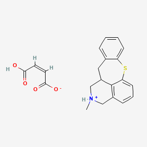 2,3,12,12a-Tetrahydro-2-methyl-1H-(1)benzothiepino(4,3,2-de)isoquinoline maleate