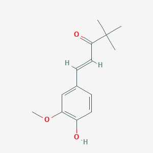 1-(4-Hydroxy-3-methoxyphenyl)-4,4-dimethyl-1-penten-3-one