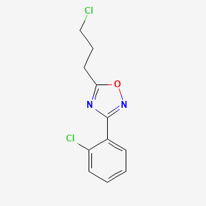 3-(2-Chlorophenyl)-5-(3-chloropropyl)-1,2,4-oxadiazole