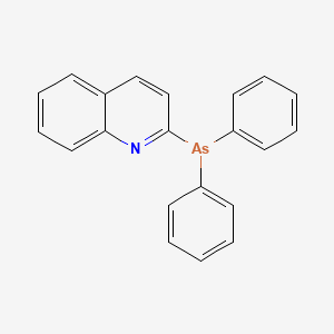 2-(Diphenylarsanyl)quinoline