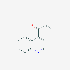 molecular formula C13H11NO B1434847 2-Methyl-1-(quinolin-4-yl)prop-2-en-1-one CAS No. 1600186-82-0
