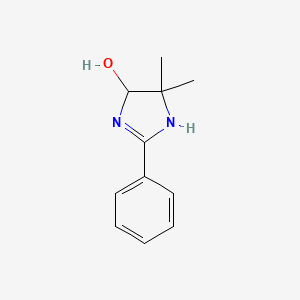 5,5-Dimethyl-2-phenyl-4,5-dihydro-1H-imidazol-4-ol