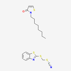 molecular formula C20H25N3OS4 B14348491 Kemtox S 10 CAS No. 91265-14-4